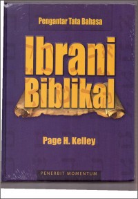 Image of Ibrani biblikal :pengantar tata bahasa